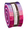 Robert Kaufman Artisan Batiks Prisma Dyes Plum Perfect Colorstory Roll Up/Jelly Roll