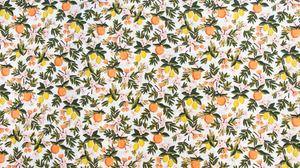 Fat Quarter - Cotton + Steel - Primavera - Citrus Floral Cream