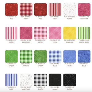 Flowerhouse Basics - Sweet Colorstory Charm Pack by Robert Kaufman | CHS-935-42