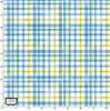 Queen Bee - Beehive Plaid Blue by Diane Kappa for Michael Miller Fabrics
