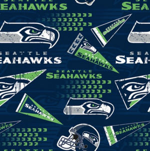 Licensed National Football League Cotton Fabrics | Seattle Seahawks