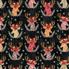 Stag Heads Flannel by Timeless Treasures