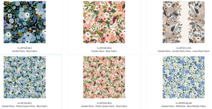 Garden Party 5x5 Pack/Charm Pack by Rifle Paper Co. for Cotton + Steel