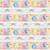 Sweet World - Repeating Stripe Multi by Wilmington Prints | Novelty Fabrics
