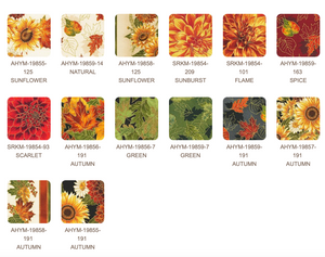 Autumn Bouquet Autumn Colorstory Charm Pack | Royal Motif Fabrics
