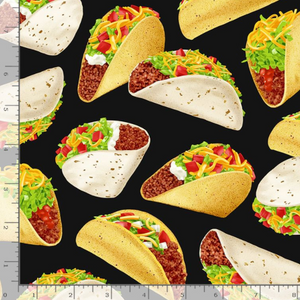 Timeless Treasures - Tossed Tacos Fabric