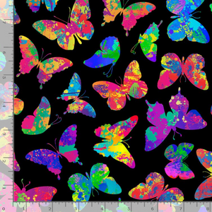 Cosmic - Bright Multi-Colored Butterflies