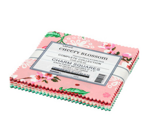 Wishwell Cherry Blossom Charm Pack by Kaufman