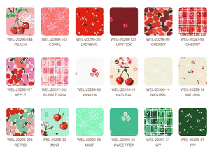 Wishwell Cherry Blossom Charm Pack by Kaufman