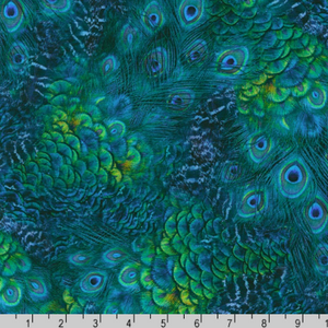 Imaginings Novelty Prints Peacock Feathers