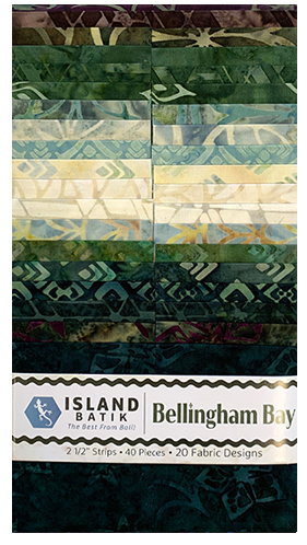 Island Batik - Bellingham Bay Batik Strip Pack