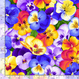 Garden Bouquet - Packed Pansies by Timeless