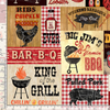 King Of The Grill - Barbeque Sign Patch