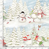 Snow Fun - Cute Holiday Elves Animals in Winter