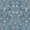 Wildwood Blue Metallic Fabric RP105-BL4M