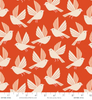 Free As A Bird - Blazing Orange Canvas Fabric