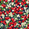 Cherry Pie - Packed Cherries and Flowers