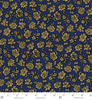 RJR Fabric - River Song - Shadow Flower Navy