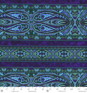 RJR Fabrics - Casablanca Border - Blue