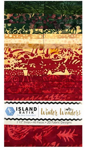 Island Batik - Winter Wonders Batik Strip Pack