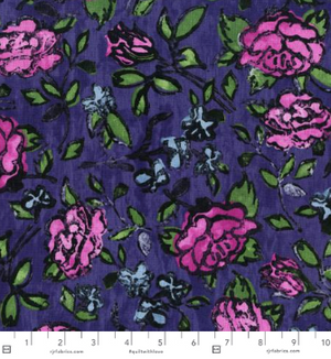 RJR Fabrics - Florabunda! - Blowsy Rose Dusty Plum