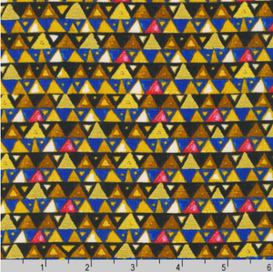 Kaufman - Gustav Klimt - Triangles Cobalt Gold