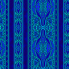 Maison - Border Blue Fabric by Jinny Beyer