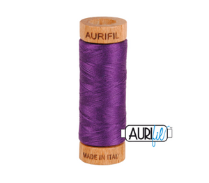 Aurifil 80wt Cotton Thread #2545 Medium Purple