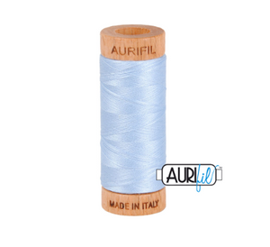 Aurifil 80wt Cotton Thread #2710 Light Robins Egg
