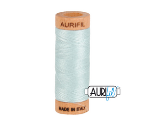 Aurifil 80wt Cotton Thread #5007 Light Grey Blue