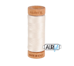 Aurifil 80wt Cotton Thread #2311 Muslin