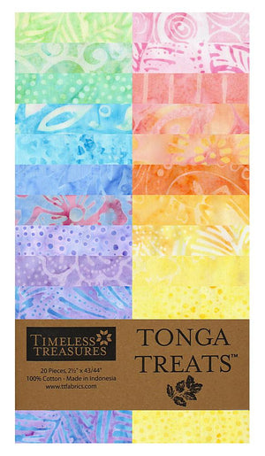 Tonga Treat Chiffon Strips /Junior Jelly Roll 