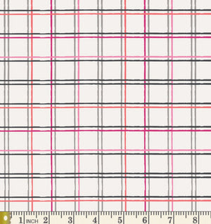 Playing Pop - Plaid Beat Sparkling Yardage