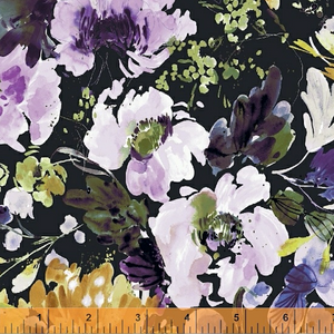 Field Day Bloom Sycamore by Windham Fabrics | Designer Floral Fabrics