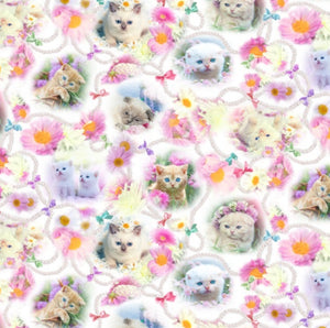 Studio E Fabrics - Kitty Glitter Cats Medley