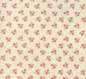 Jardin de Versailles Floral Rose Natural 13817 12 by Moda Fabrics