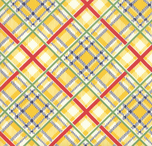 Bubble Pop - Reproduction Bias Plaid Yellow by American Jane for Moda