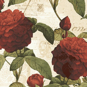 Clothworks - Everlasting Rose - Medium Toss