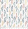 Dream Weaver Feathers on Cream by Riley Blake | Cotton Novelty Fabrics