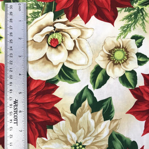 Holiday Lane - Large Floral Tan by Wilmington