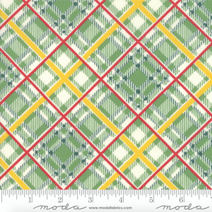 Bubble Pop - Reproduction Bias Plaid Green by American Jane for Moda