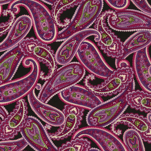Timeless Treasures - Wild Orchid - Paisley