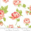 Moda Fabrics - Smitten - Floral Rosy Cream