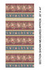 Zelie Ann Border Stripe Burgundy by Eleanor Burns for Benartex 6718-87
