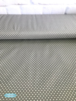 Moda Fabrics - 45" Dottie - Dottie Small Dots on Steel/Grey