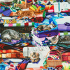 Cats on Quilts Digital Print Timeless Treasures