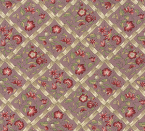 Jardin de Versailles - Floral Dahlia Lavender 13812 14 by Moda Fabrics