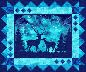 Artisan Spirit Imagine Digitally Printed Deer Panel by Northcott