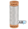 Aurifil 80wt Cotton Thread #2615 Aluminium | Royal Motif Fabrics