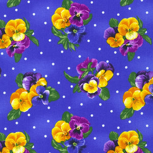 Flowerhouse - Brightly So - Pansy Blue